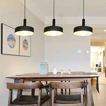 Ganeed Vintage Electric Hanging Lamp with Long Cord