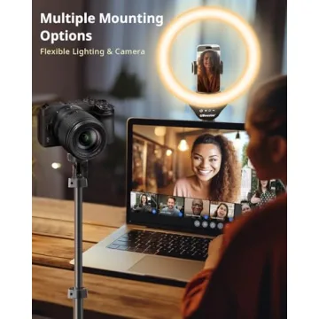 UBeesize 12'' Selfie Ring Light with Tripod Stand