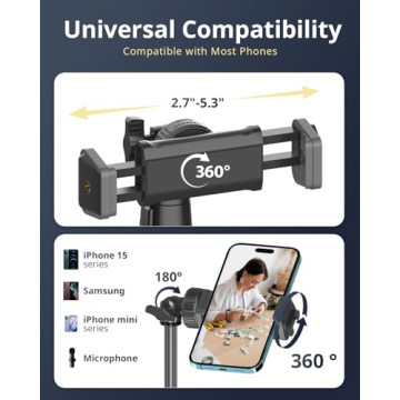 UBeesize 12'' Selfie Ring Light with Tripod Stand