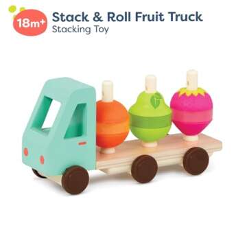 B. toys Stack & Roll Truck - Educational Toy for Toddlers