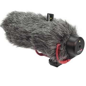 Rode DDC-GO DeadCat Go Artificial Fur Microphone Wind Shield for VideoMic GO, Black
