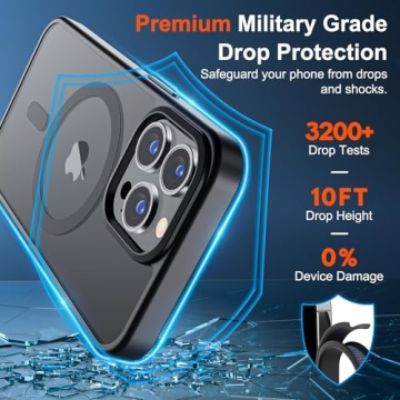 SUPFINE iPhone 14 Pro Max Case with Military Grade Protection