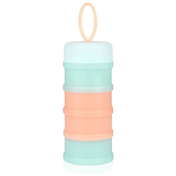 Accmor Baby Formula Dispenser On The Go: Stackable, Non-Spill Storage Container