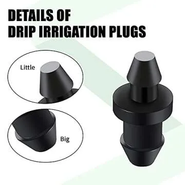 Honoson 100 Drip Irrigation Plugs for Garden & Lawn Systems