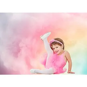 AIIKES 8X6FT Rainbow Cloud Photography Backdrop