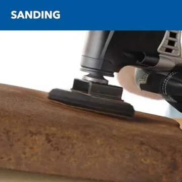 Dremel Multi-Max MM35-02 3.5 Amp Variable Speed Corded Oscillating Multi Tool Kit with 8 Accessories and Storage Bag - Ideal for Metal & Wood Cutting, Grout Removal, and Sanding Applications