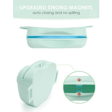 Heouvo Compact Dog Treat Pouch with Magnetic Closure