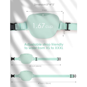 Heouvo Compact Dog Treat Pouch with Magnetic Closure