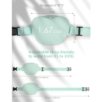 Heouvo Compact Dog Treat Pouch with Magnetic Closure