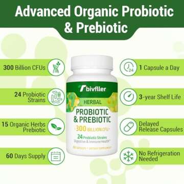 Probiotics 300B CFU for Digestive Health & Immunity
