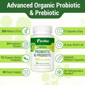 Probiotics 300B CFU for Digestive Health & Immunity