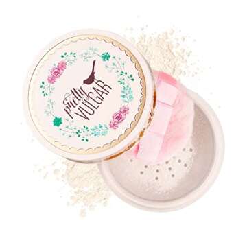 Pretty Vulgar The Powder Room Setting Powder, Translucent Loose Finishing Powder, Skin Smoothing, Po...