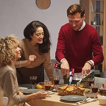 Semlos Butane Torch with Fuel Gauge, Refillable Kitchen Torch Lighter with Safety Lock and Adjustabl...