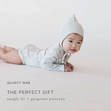 Quincy Mae Ribbed Pixie Bonnets