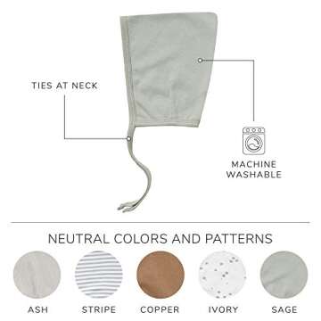 Quincy Mae Ribbed Pixie Bonnets