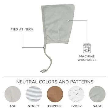 Quincy Mae Ribbed Pixie Bonnets