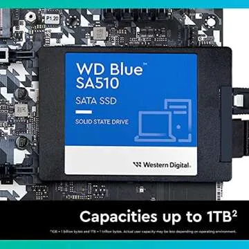 WD WDS100T1B0A Blue Solid State Drive