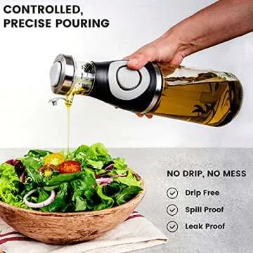 Buy Tenver Olive Oil and Vinegar Dispenser Set - 2 Pack