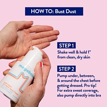 Megababe Bust Dust Talc-Free Sweat Absorbing Body Powder