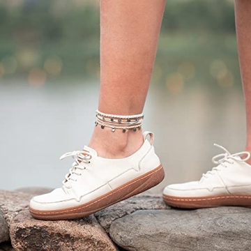FANCY SHINY Boho Waterproof Anklets for Stylish Women