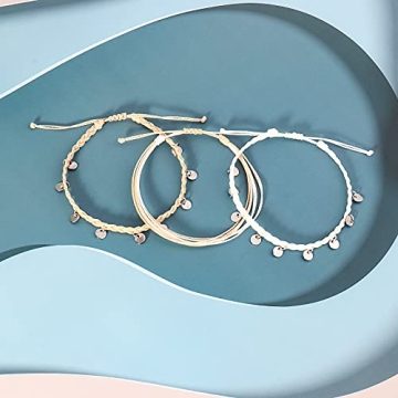 FANCY SHINY Boho Waterproof Anklets for Stylish Women