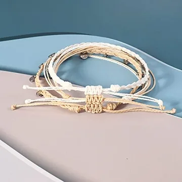 FANCY SHINY Boho Waterproof Anklets for Stylish Women