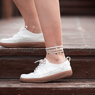 FANCY SHINY Boho Waterproof Anklets for Stylish Women