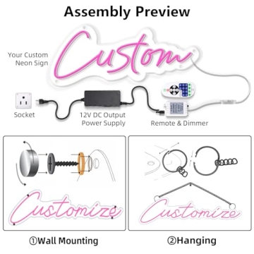 Custom Neon Signs for Weddings & Personalized Decor