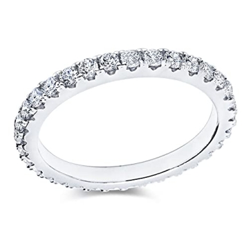 Bo.Dream Elegant CZ Wedding Eternity Band Ring