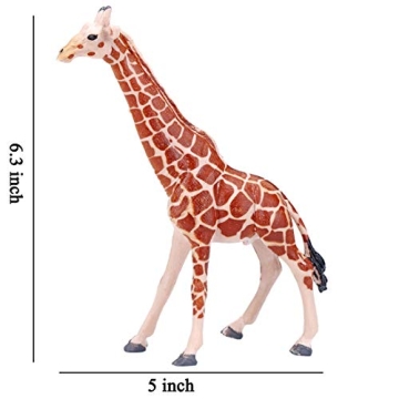 BOLZRA 14 Piece Safari Animals Figures Toys for Kids