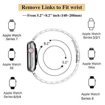 MioHHR Slim Metal Band Compatible with Apple Watch Band 42mm(Series 10) 41mm 40mm 38mm,Dressy Stainless Steel Chain Strap for Women iWatch Bands Series 9 8 7 6 5 4 3 2 1 SE,Silver