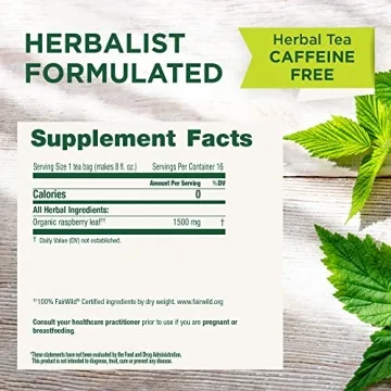 Organic Raspberry Leaf Tea for Women’s Health Benefits