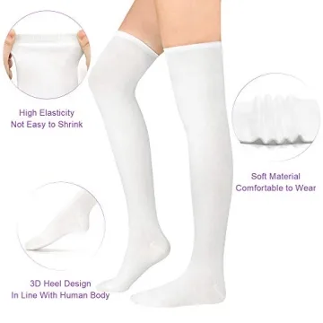 Stylish Plus Size Thigh High Socks for Women