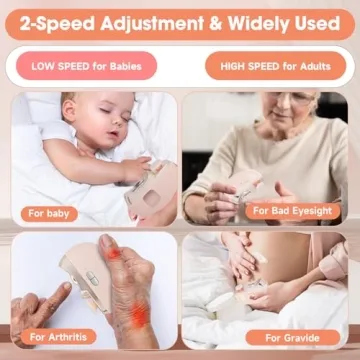 Electric Baby Nail Clippers - Rechargeable & Safety Features