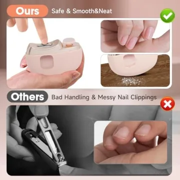 Electric Baby Nail Clippers - Rechargeable & Safety Features