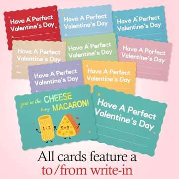 Cute 36 Pack Valentine's Day Cards with Scented Stickers for Kids
