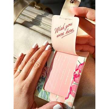 Ban.do Women's Getaway Leatherette Floral Luggage Tag with Strap, Paradiso