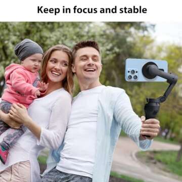 Aerbeis for DJI OM 7 7P Magsafe Adapter Clamp, Compatible with Gimbal Stabilizer DJI Osmo Mobile 7P 7, Also fits for DJI OM 6 5 4 SE