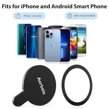 Aerbeis for DJI OM 7 7P Magsafe Adapter Clamp, Compatible with Gimbal Stabilizer DJI Osmo Mobile 7P 7, Also fits for DJI OM 6 5 4 SE