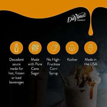 DaVinci Gourmet White Chocolate Sauce 64 oz Bottle