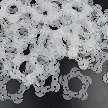 Miliocry Balloon Clips 100 pcs, Balloon Arch Bracket Buckle, Balloon Connectors Clip Holders for Decor Balloon Arch Column Stand Garland Birthday Wedding Baby Shower Party Decorations