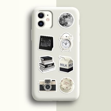 Vintage Black & White Stickers for Creative Personalization