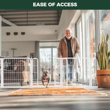 FXW Indoor Dog Playpen - Safe & Expandable 8 Panels