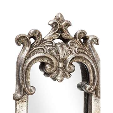 IMAX 52977-7 Loletta Victorian Inspired Mirrors-Set of 7, Silver