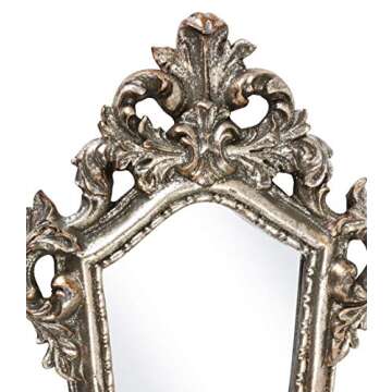 IMAX 52977-7 Loletta Victorian Inspired Mirrors-Set of 7, Silver