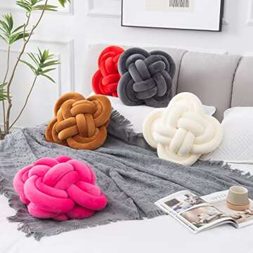 Xiashrk Knot Pillow: Soft Decorative Throw Pillows
