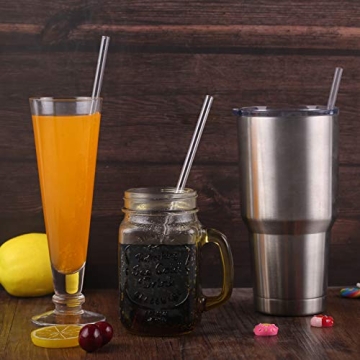 Eco-Friendly 9 Inch Reusable Plastic Straws BPA-Free