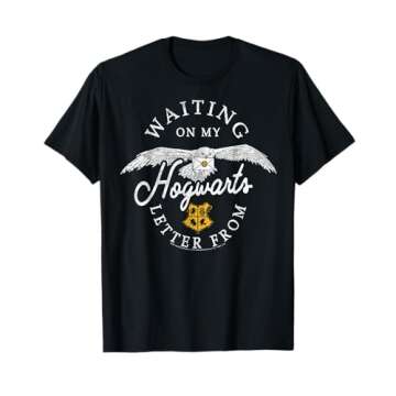 Harry Potter Waiting On Hogwarts Letter T-Shirt - Officially Licensed Apparel