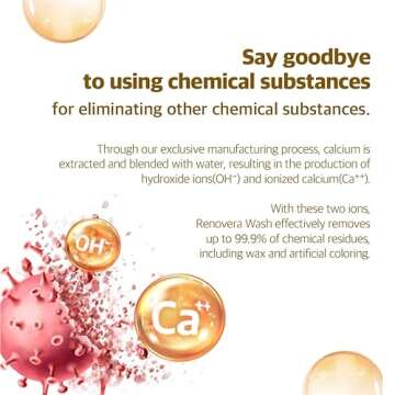 Renovera Cooking Wash (Rosa L.) | Organic Fruit and Vegetable Wash, Newborn Essentials, Produce Cleaner