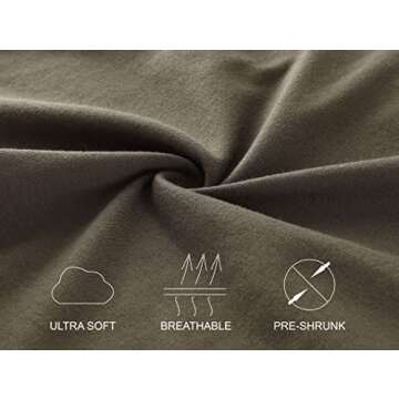 Estepoba Men's Casual Basic Vintage 3/4 Raglan Sleeve Jersey Active Sports Baseball Tee Shirts White/C.Blue M